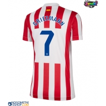 Ženski Nogometni dresi Atletico Madrid Antoine Griezmann #7 Domači 2025-26 Kratek Rokav